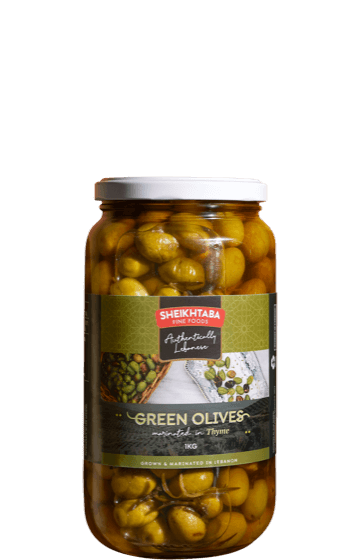 Sheikhtaba Green Olives